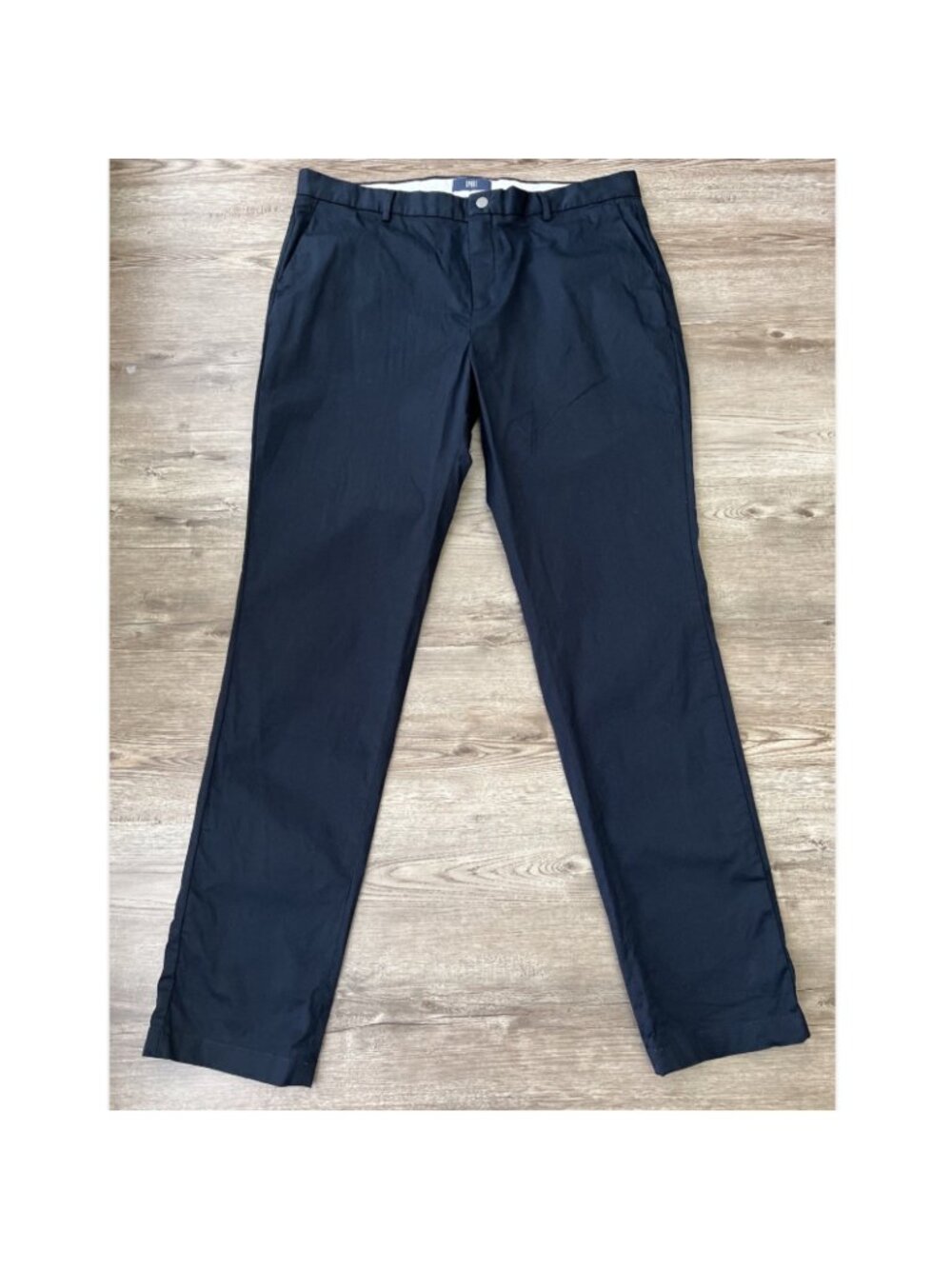 SPOKE Lightweight Chino Pants Mens 38x35 Navy Build C Athletic Fit
